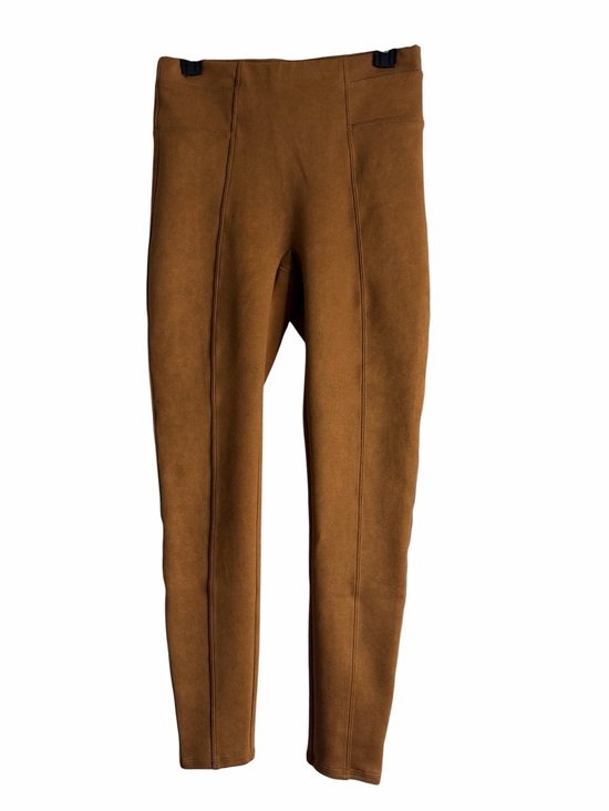 SPANX Pants - Spanx Faux Suede Leggings in Rich Caramel Size Medium